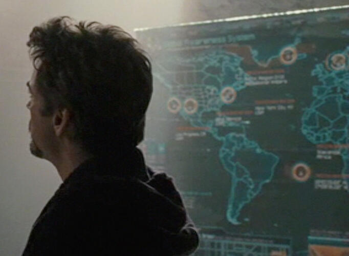 The map of S.H.I.E.L.D. hotspots from Iron Man 2. Now that both Thor and Captain America: The First Avenger are out, we have a much better idea of what each spot is supposed to be, though about half...