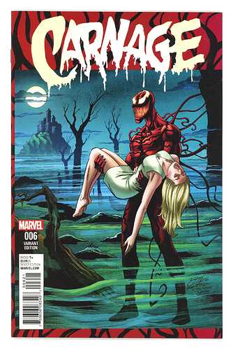Carnage 2 Ron Lim 1in15 VARIANT Homage to Dracula 1