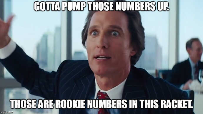 rookie numbers
