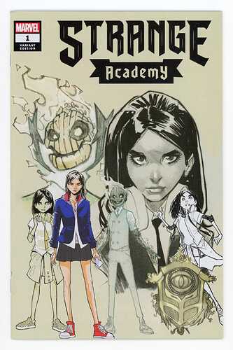 Strange Academy 1 Humberto Ramos Wraparound cover ELEVEN FIRST APPs Copy 1