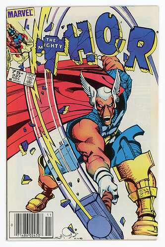 Thor 337 1st Beta Ray Bill CANADIAN PRICE VARIANT
