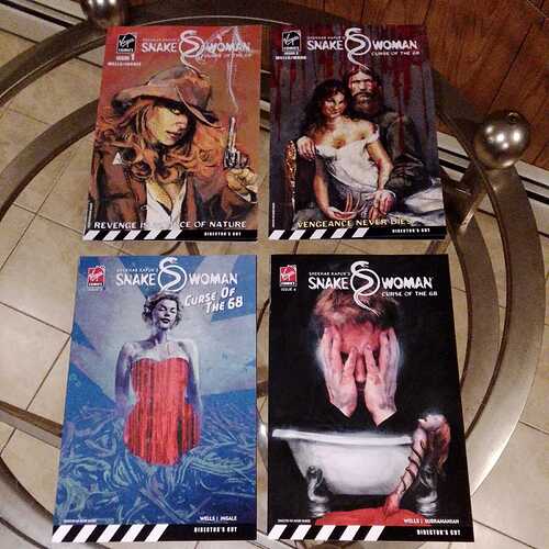 Snake Woman: Curse of the 68 #1-4 Shekhar Kapur (Virgin 2008 1 2 3 4) Zeb Wells 1 of 22