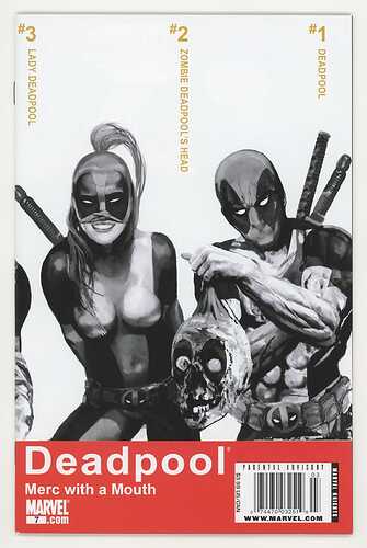 Deadpool Merc with a Mouth 7 1st app Lady Deadpool NEWSSTAND