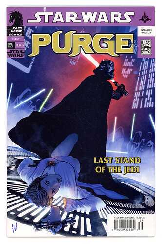 Star Wars Purge One shot NEWSSTAND edition Adam Hughes cover