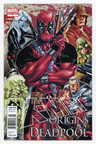 XMen Origins DEADPOOL NEWSSTAND edition