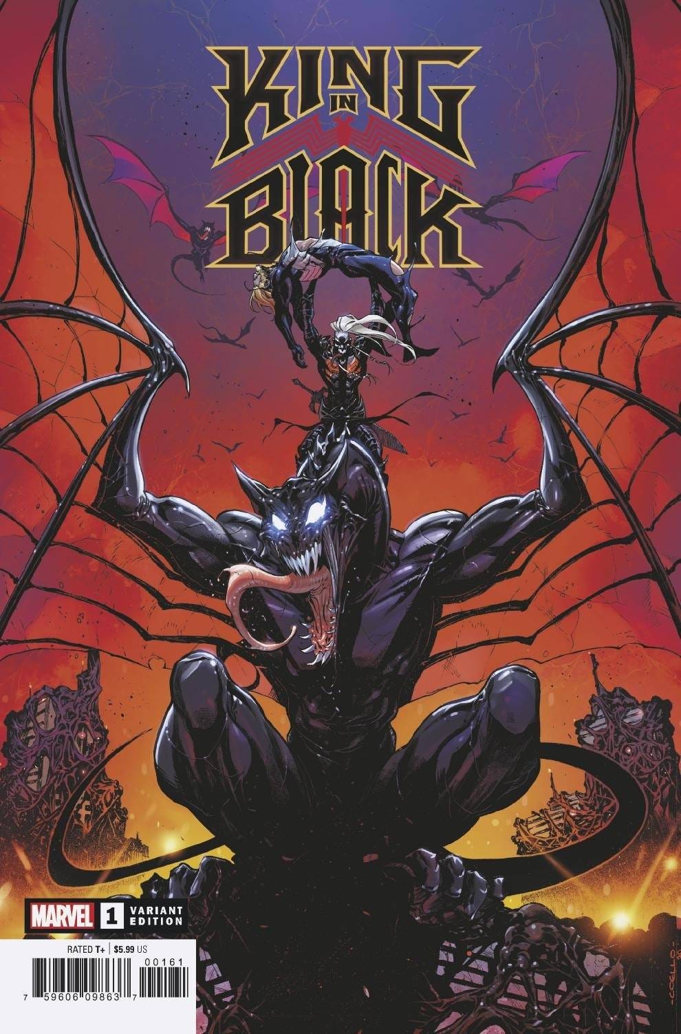 King in Black #1 (of 5) (Coello Dragon Variant)