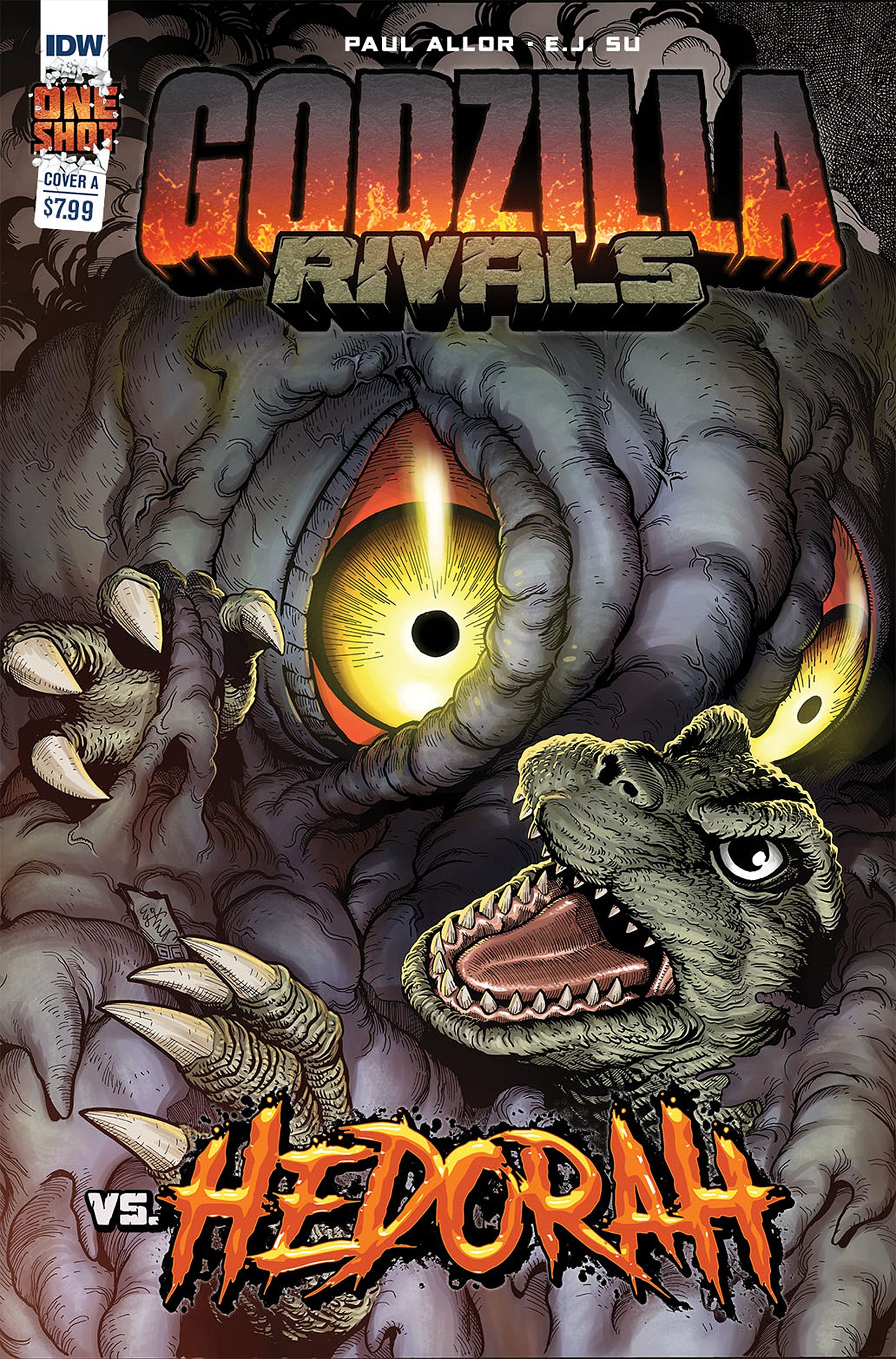 Godzilla Rivals vs Hedorah