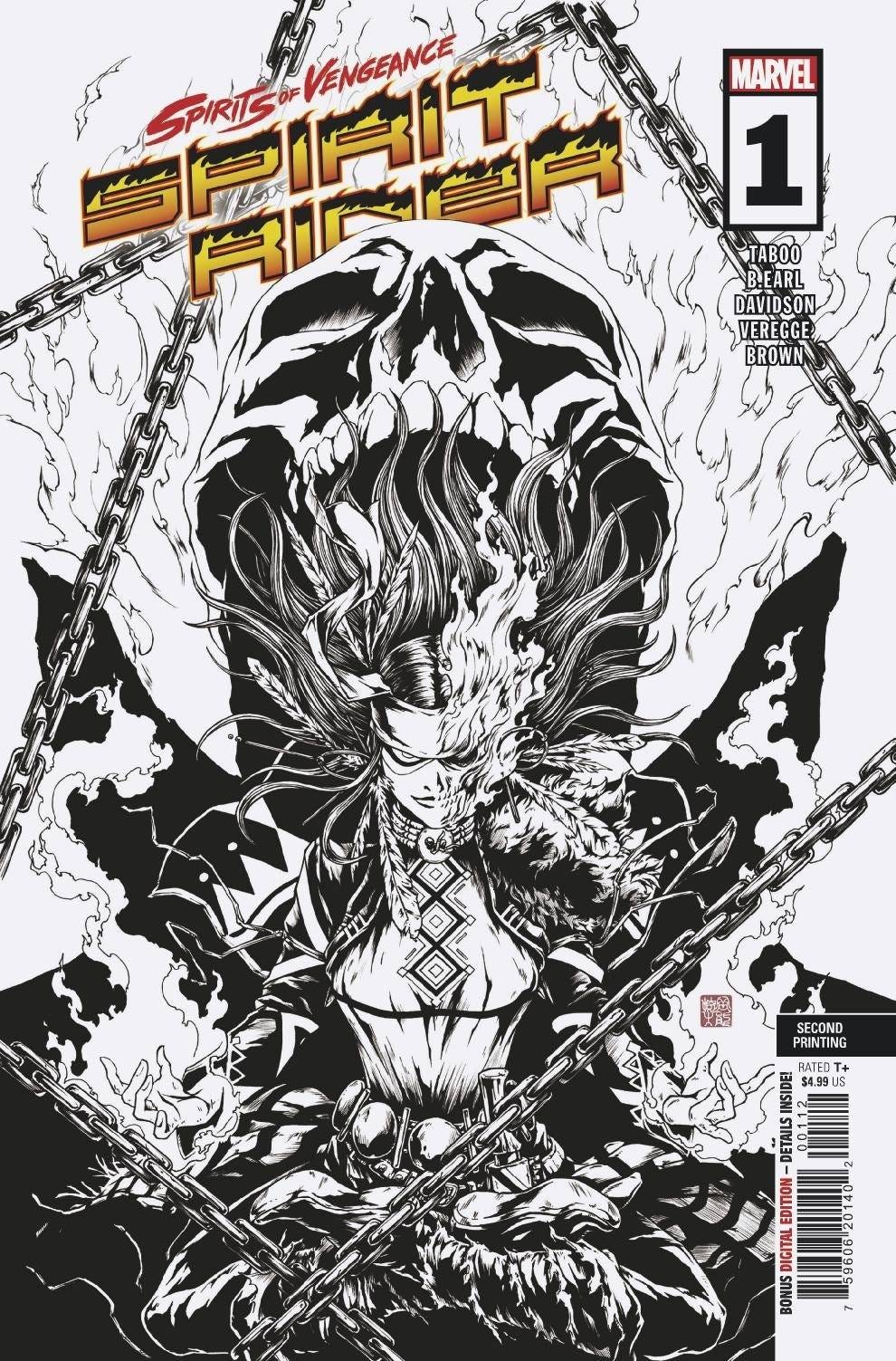 Spirits of Vengeance Spirit Rider #1 (2nd Ptg Variant)