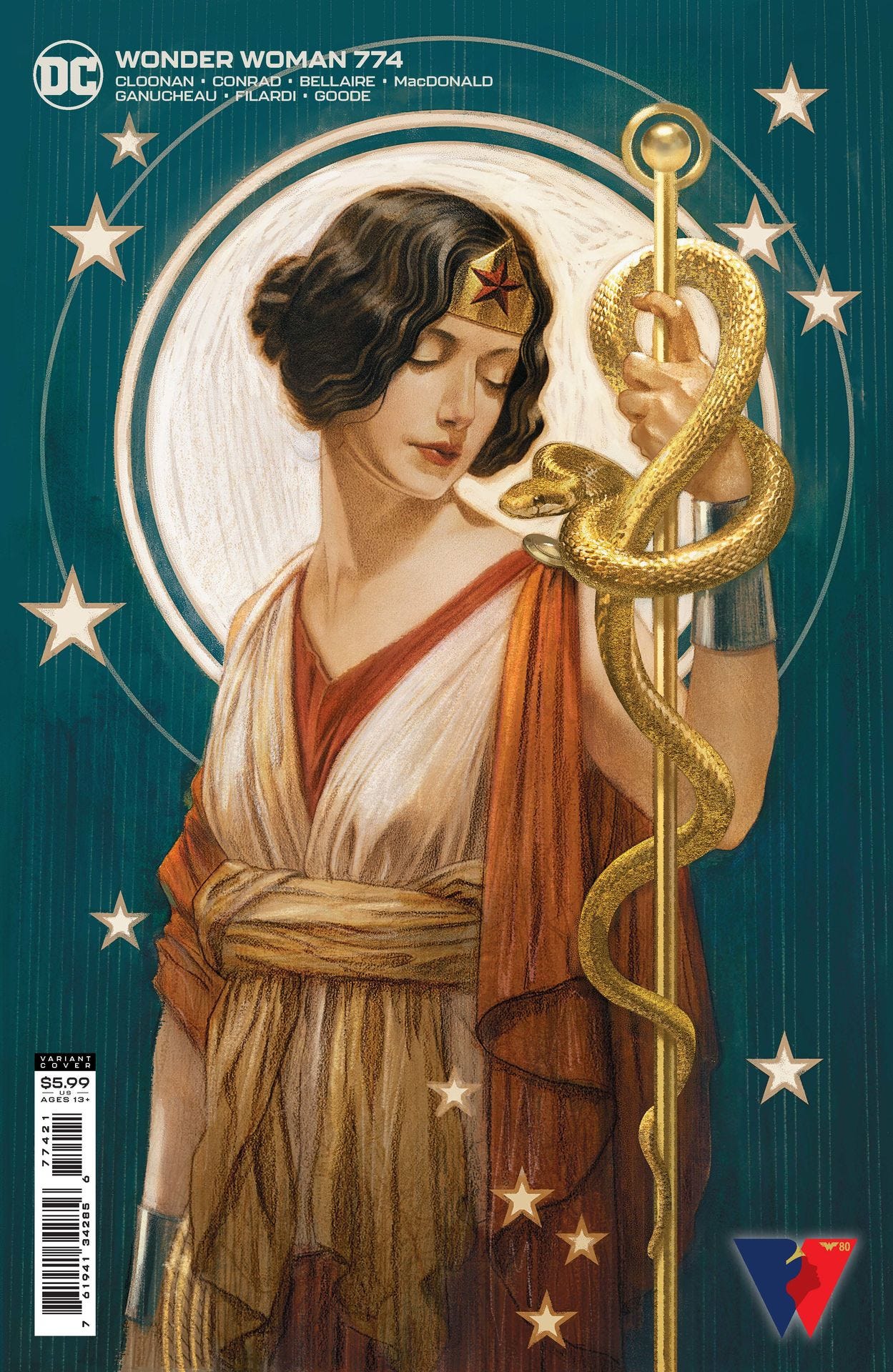 Wonder Woman #774 (Cover B - Joshua Middleton Card Stock Variant)