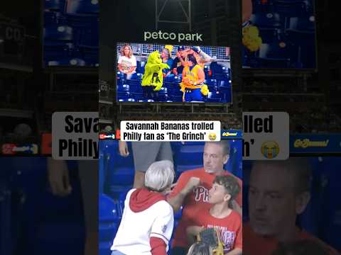 Bananas re-enacted Phillies fan drama 💀