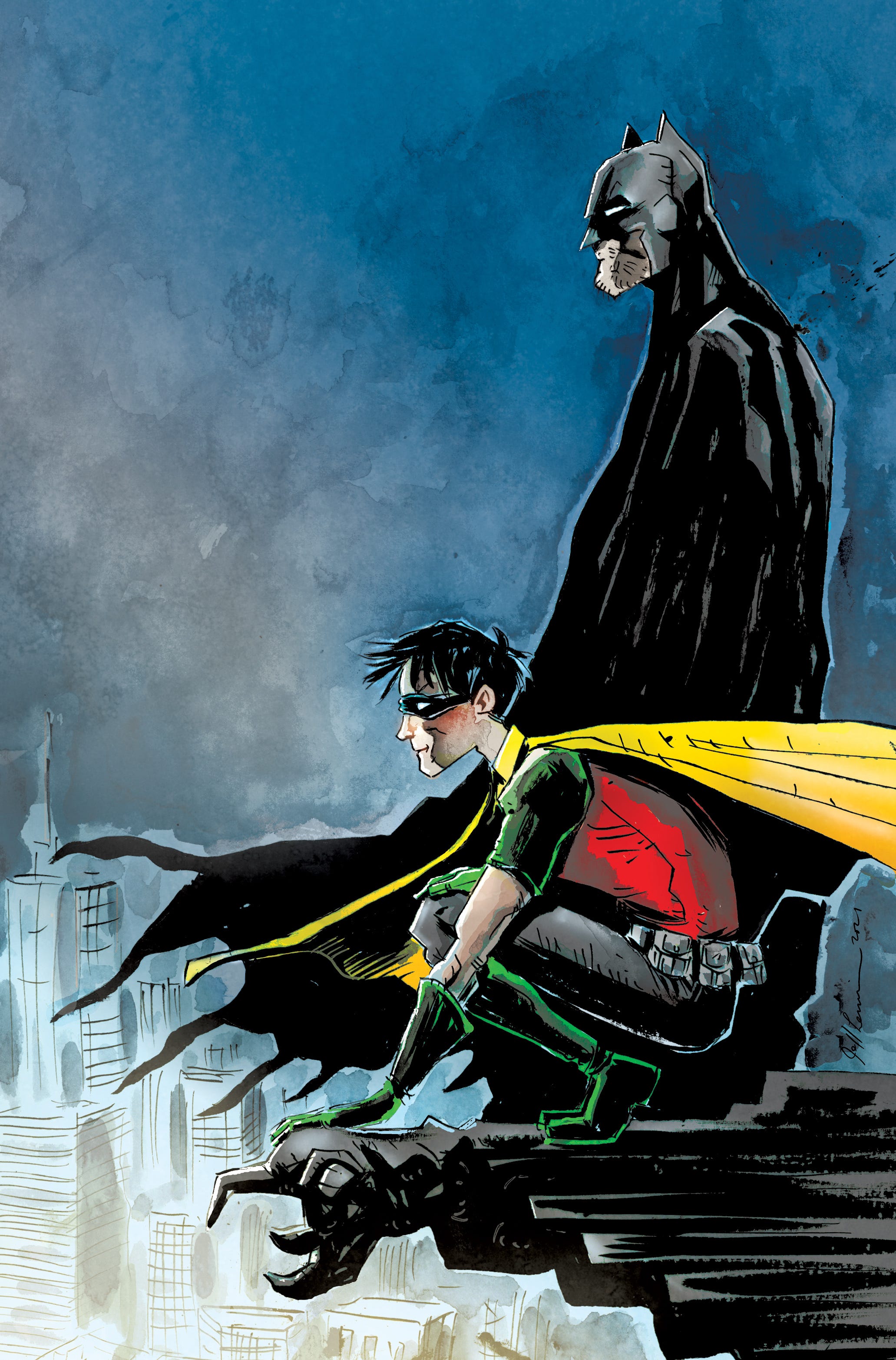 Robin & Batman #1 (of 3) (Cover B - Jeff Lemire Variant)