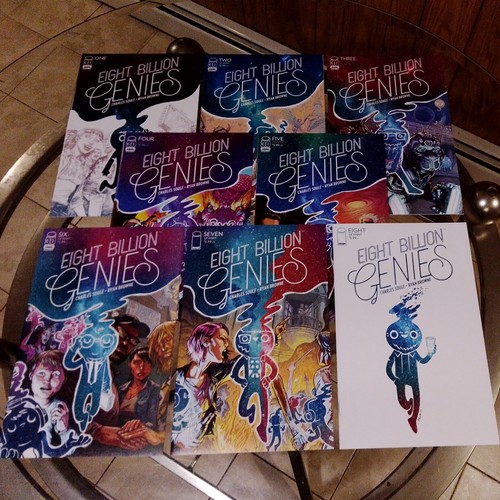 Eight Billion Genies #1-8 1st Print Set (Image 2022) Charles Soule / Ryan Browne