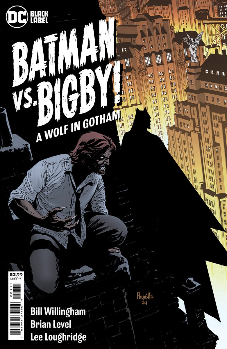 Batman vs Bigby a Wolf in Gotham #1 (of 6) (Cover A - Yanick Paquette)