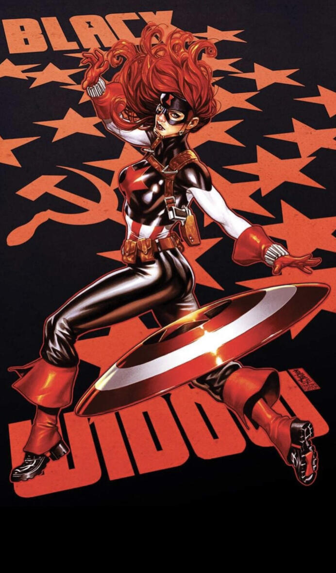 Black Widow #9 Brooks Captain America Variant - Marvel Comics -   Community Forum