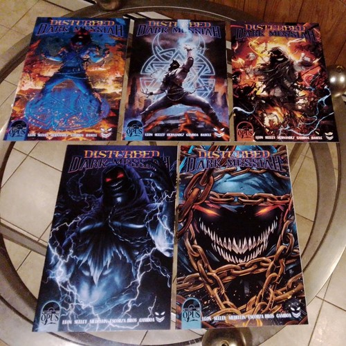Disturbed: Dark Messiah #1-5 (Opus 2022 1 2 3 4 5) Tim Seeley / Angel Hernandez