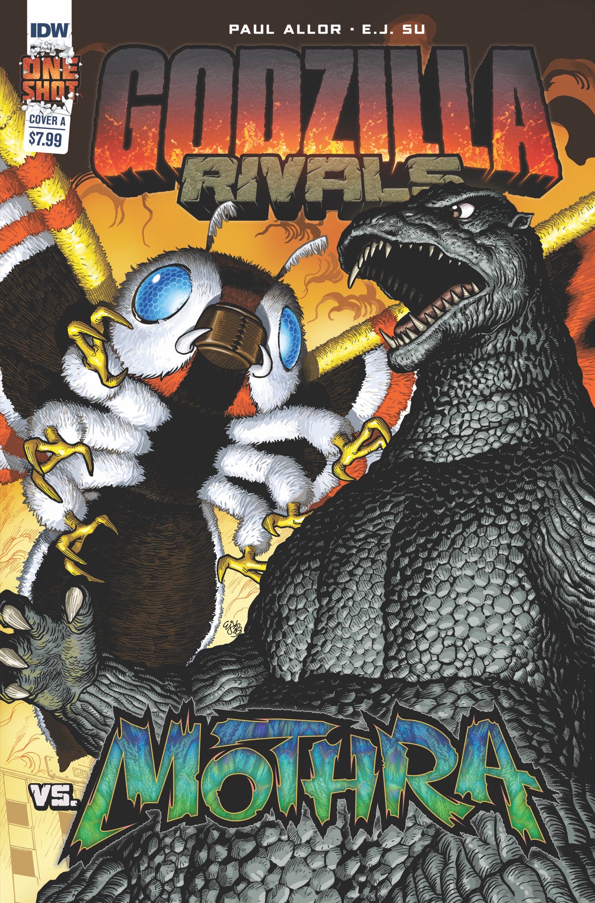 Godzilla Rivals vs Mothra (Cover A - Su)