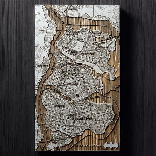 dc-comics-batman-gotham-city-map-15-x-2525-laser-engraved-wood-firep1003a15x25-1